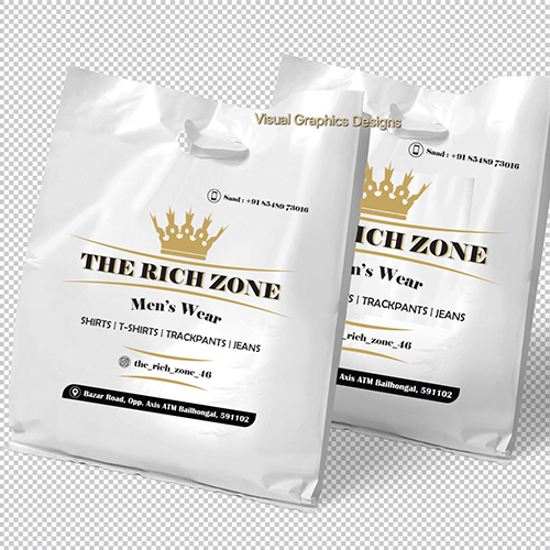 Plastic shopping bag design